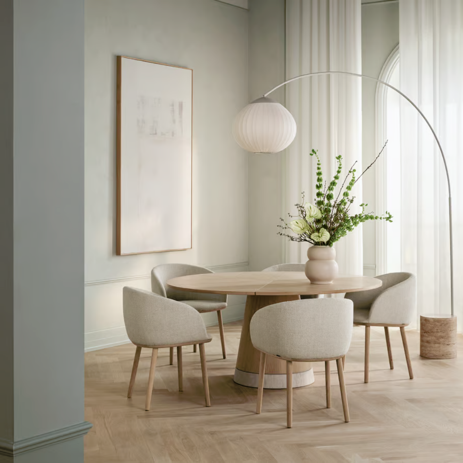 BOLIA Join Dining Chair  WHite Oak Dining Room
