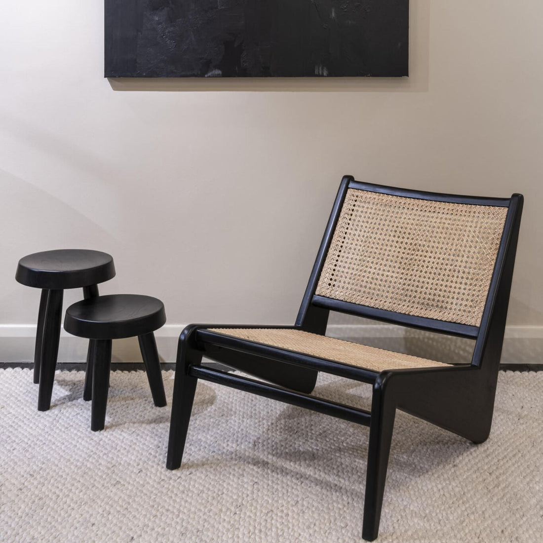 Kangaroo Chair - Charcoal Black (Ex-Display Sale)