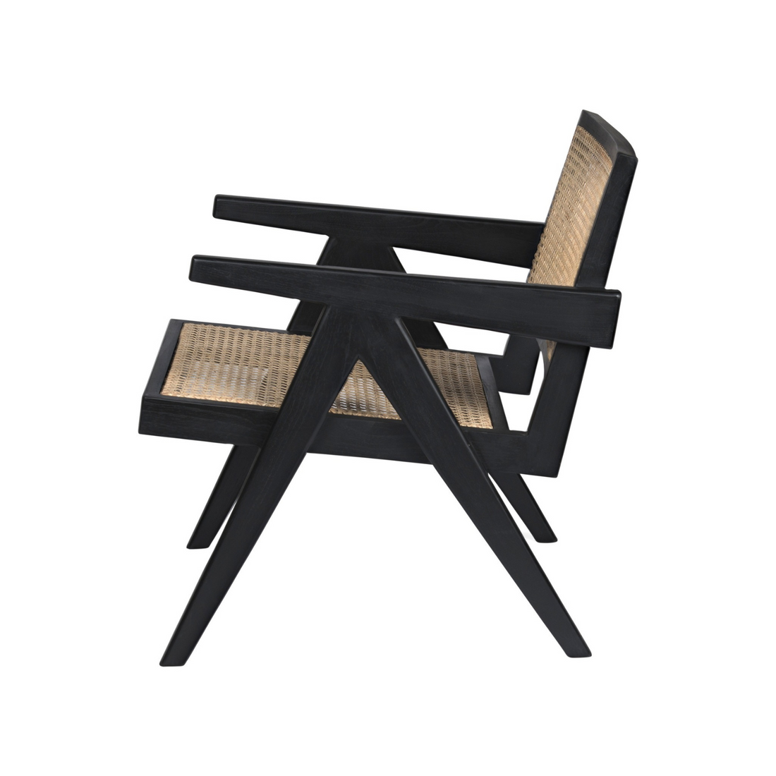 DETJER Easy Lounge Chair in Charcoal Black