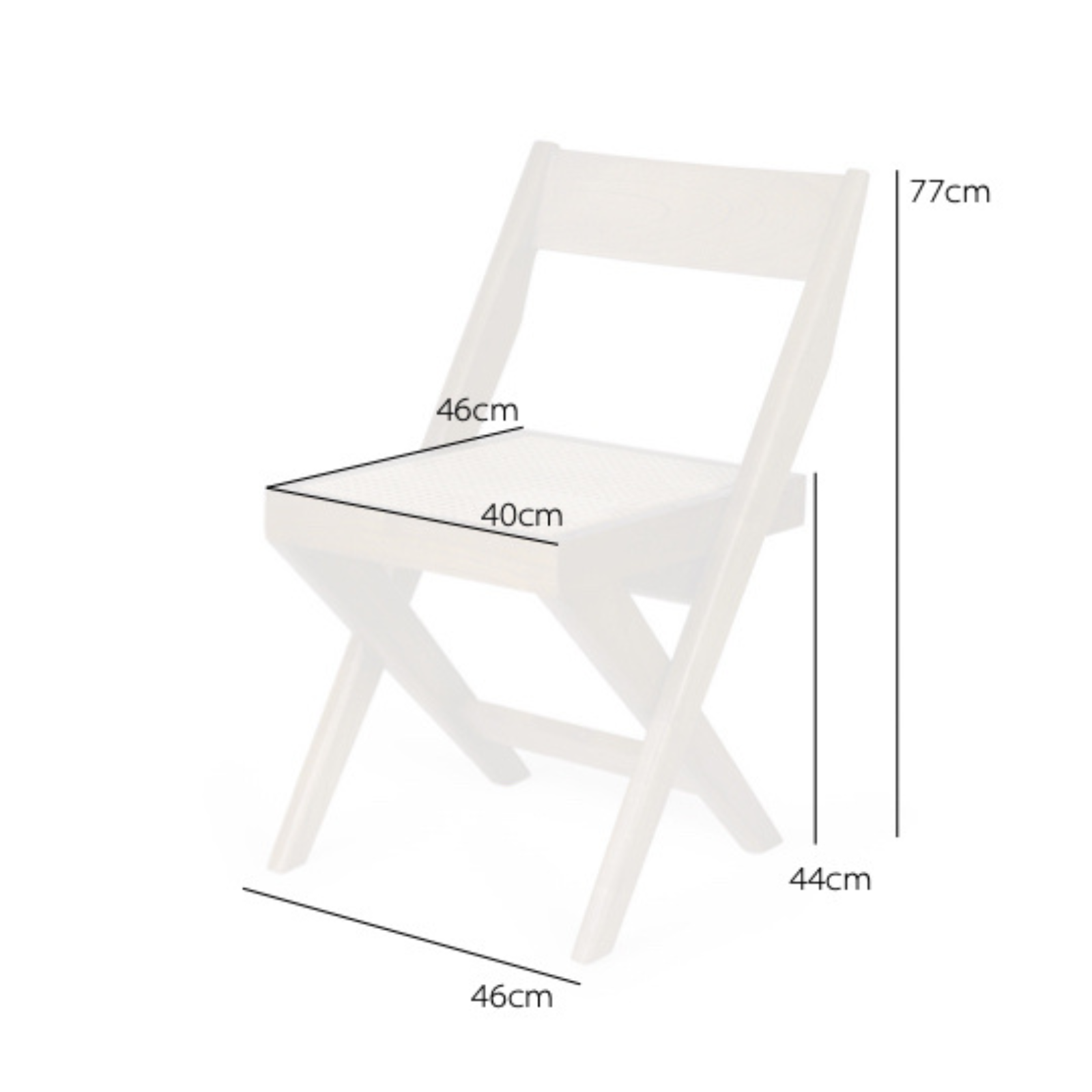 Library Chair Maxwell -  Dark Brown