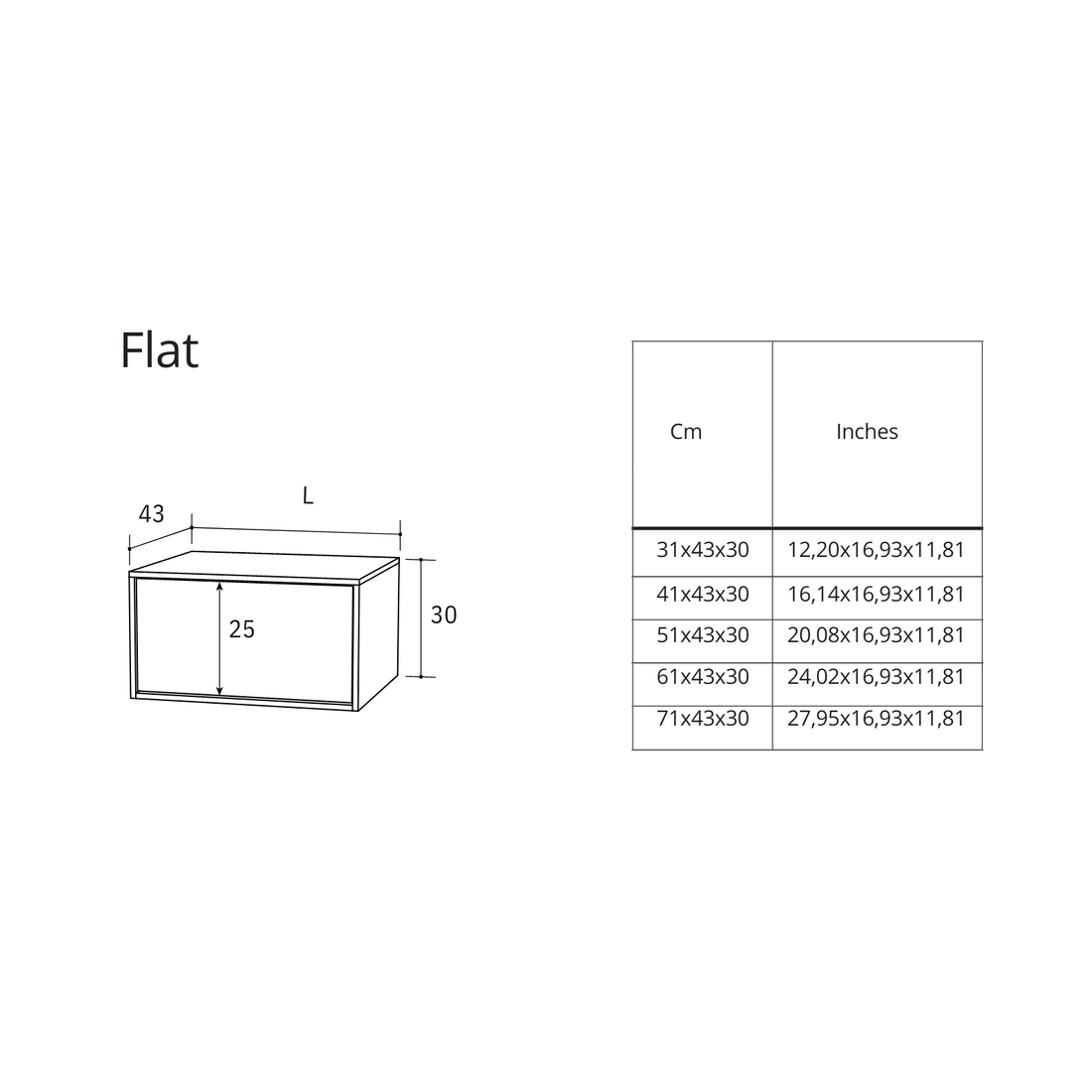 Flat | Bedside Table