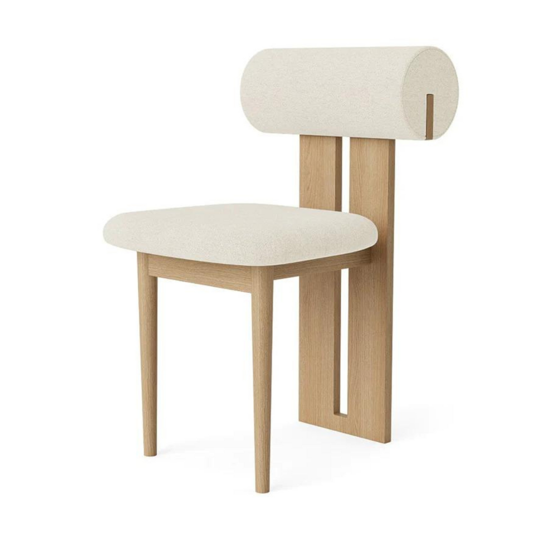 Hippo Dinning Chair In Natural Oak And Barnum Boucl 24 Finish by NOR1!