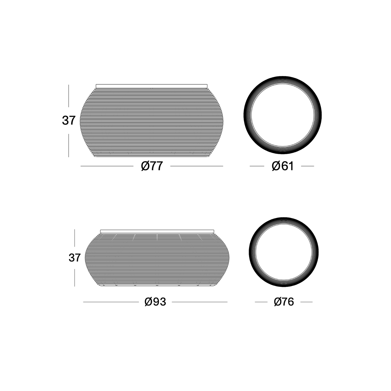 Ivo Side Table Dimensions