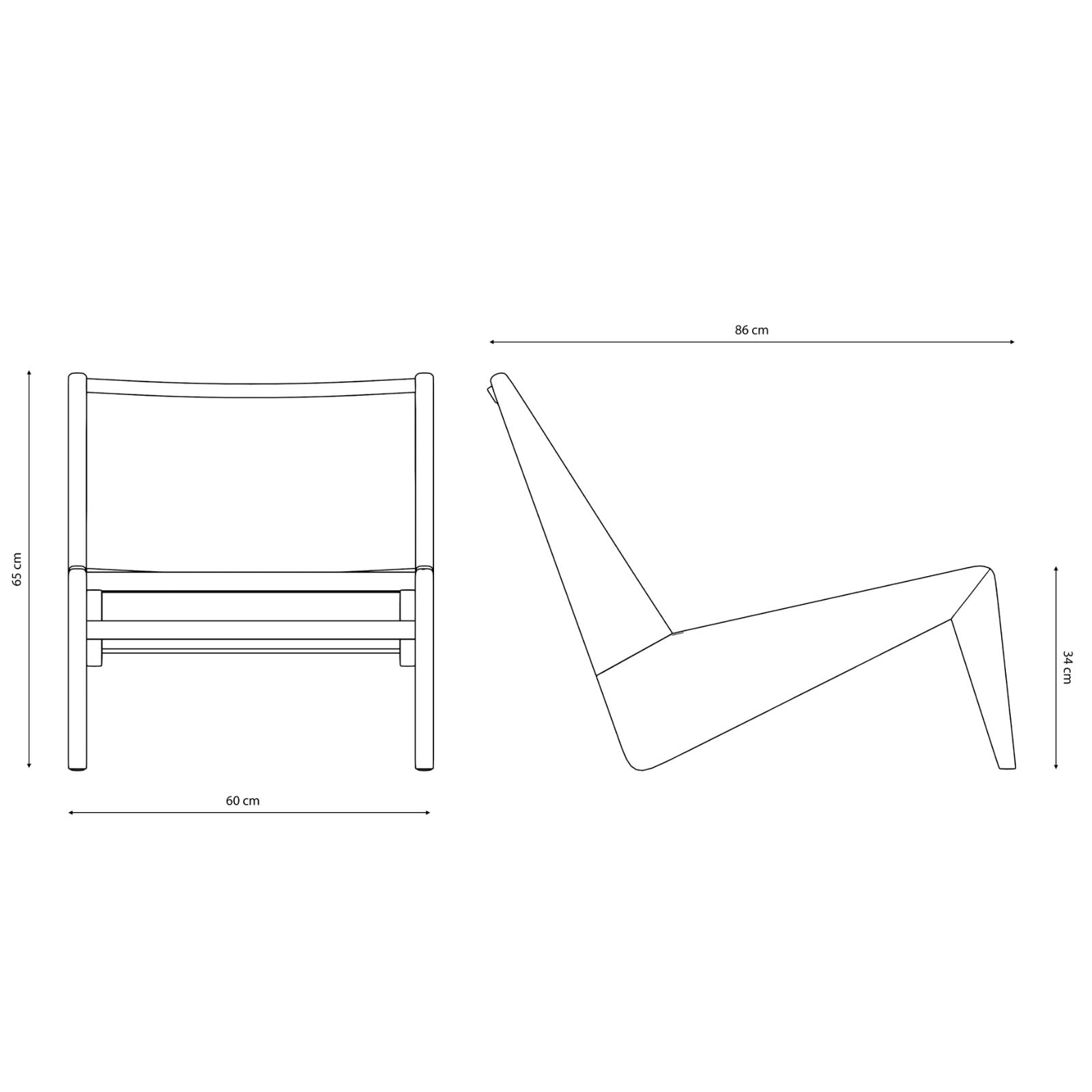 Kangaroo Chair - Charcoal Black (Warehouse Sale)