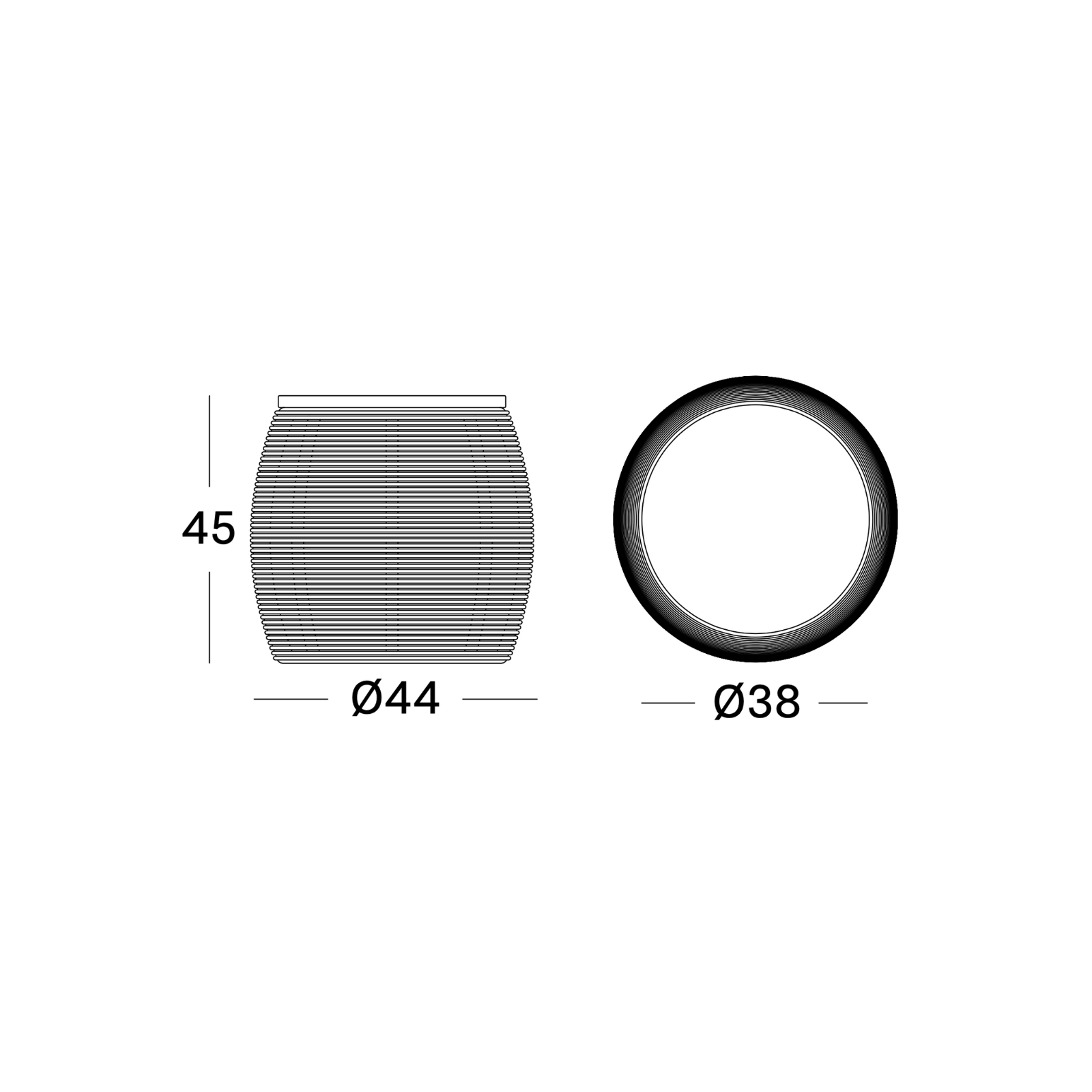 VS Ivo Side Table Dimensions