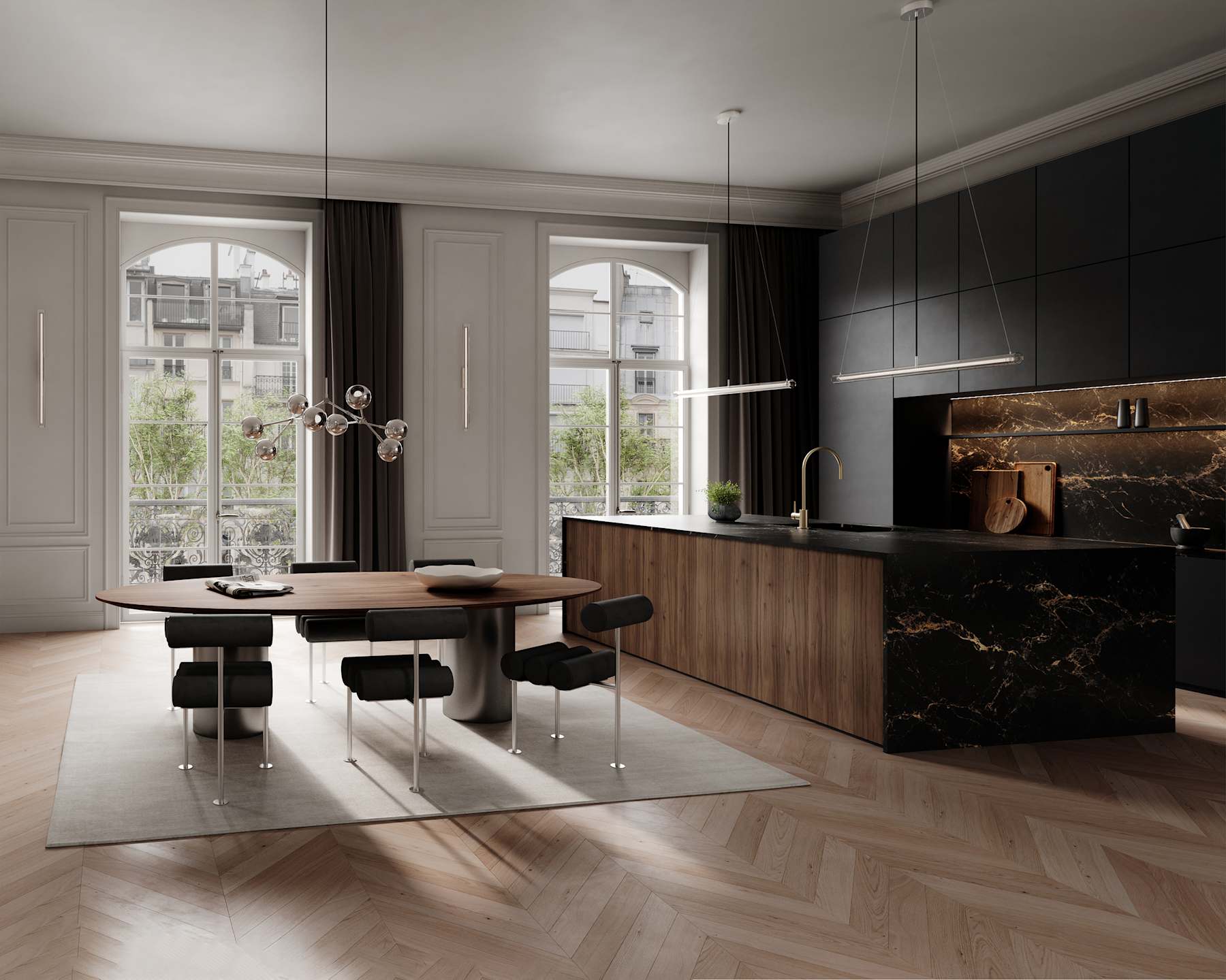 Frame Wall Lamp, Big - Chrome