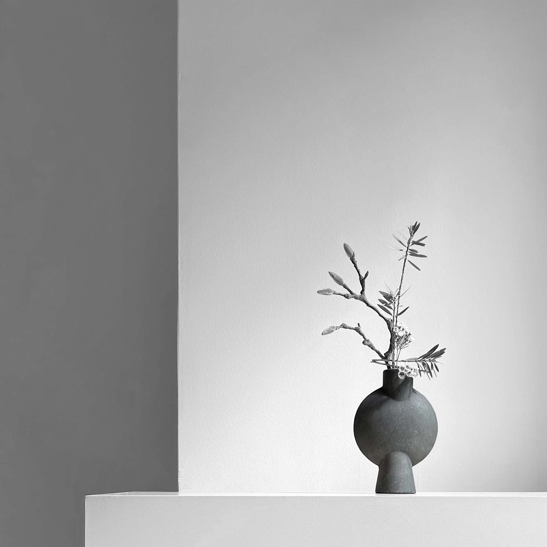 Sphere Bubl, Mini, Dark Grey | Vase (Warehouse Sale)