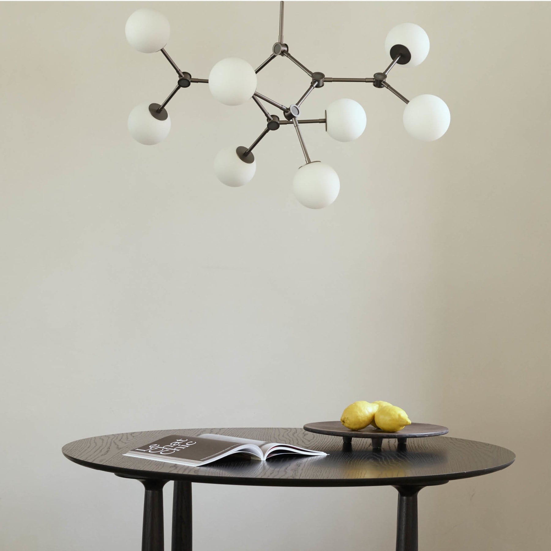 Drop Bulp | Grey Chandelier