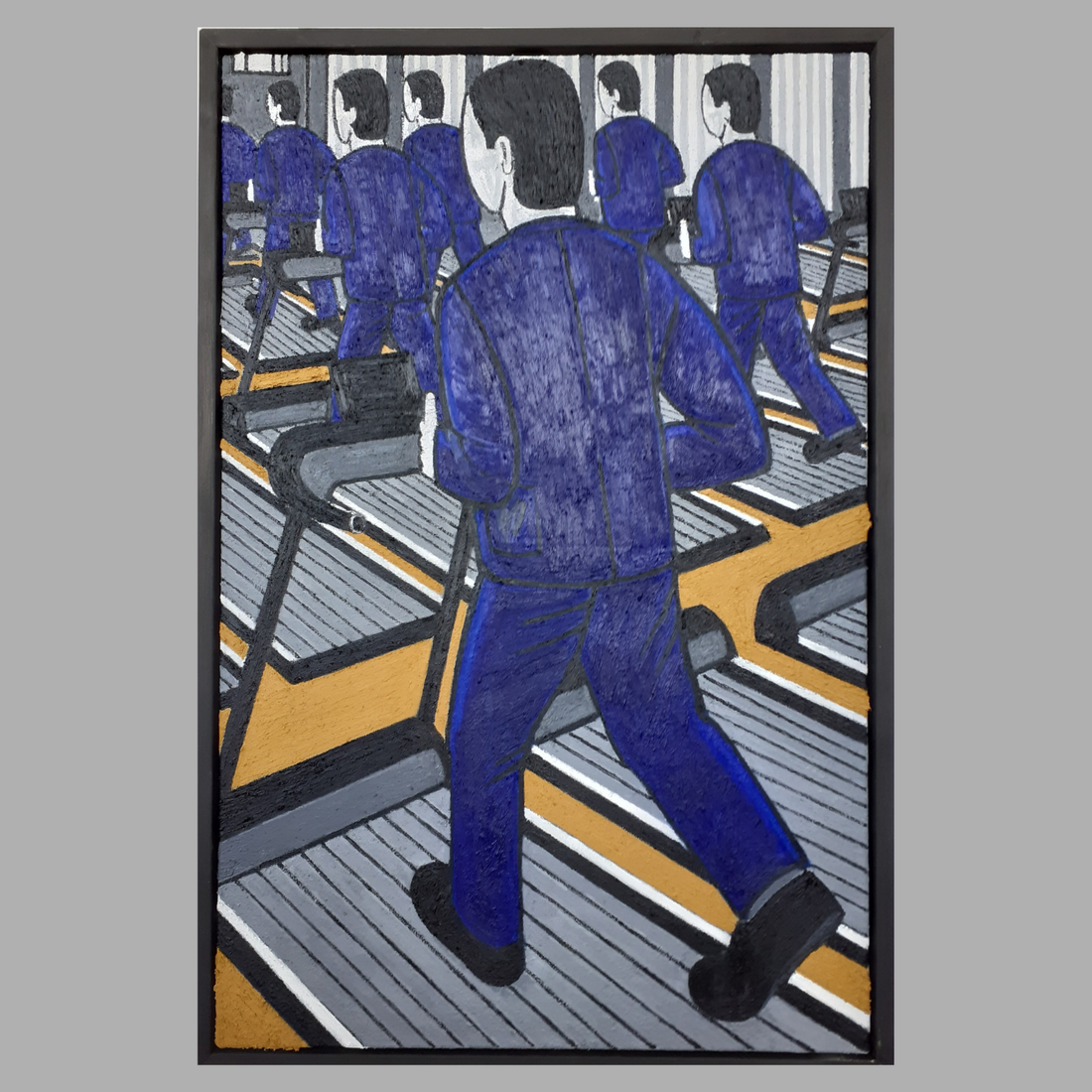 The Office Gym | Framed Oil Painting