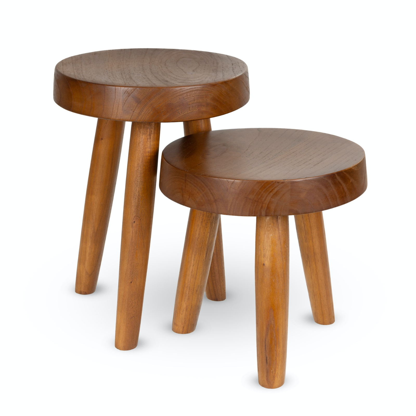 Charles | Stool - Dark Brown (Warehouse Sale)