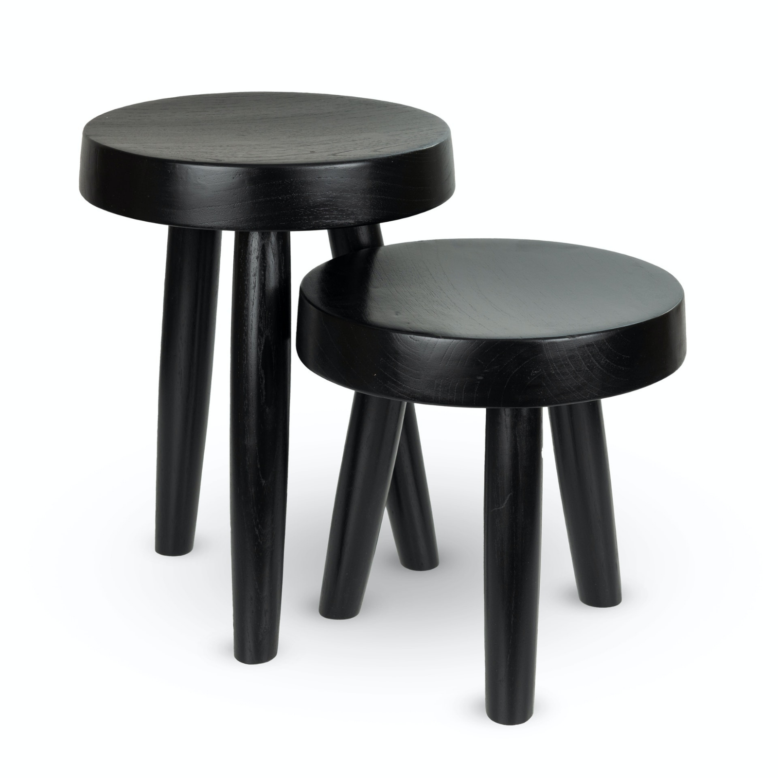 Charles | Stool - Charcoal Black (Warehouse Sale)