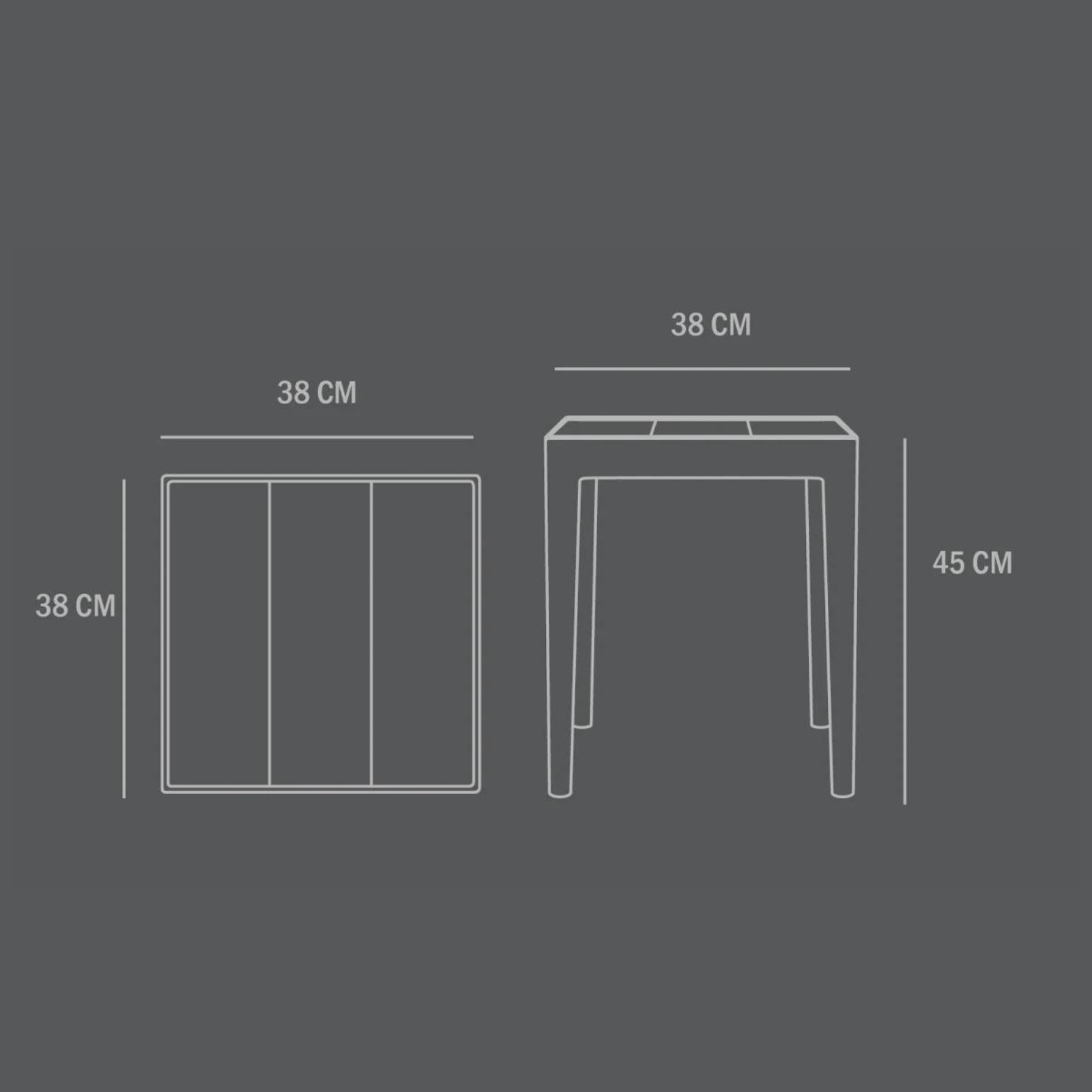Tairu | Side Table with Calacatta Stone Top