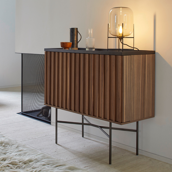 Harri Wide Low | Bar Cabinet