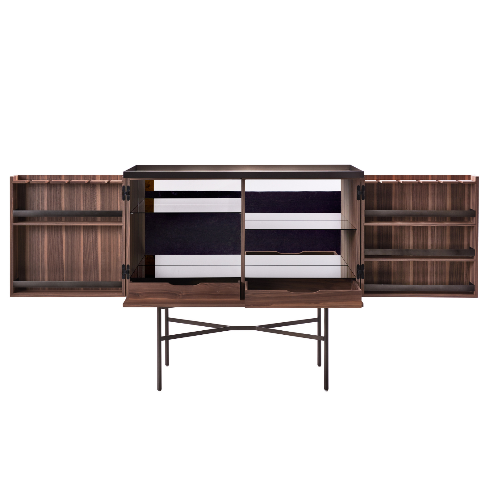 Harri Wide Low | Bar Cabinet