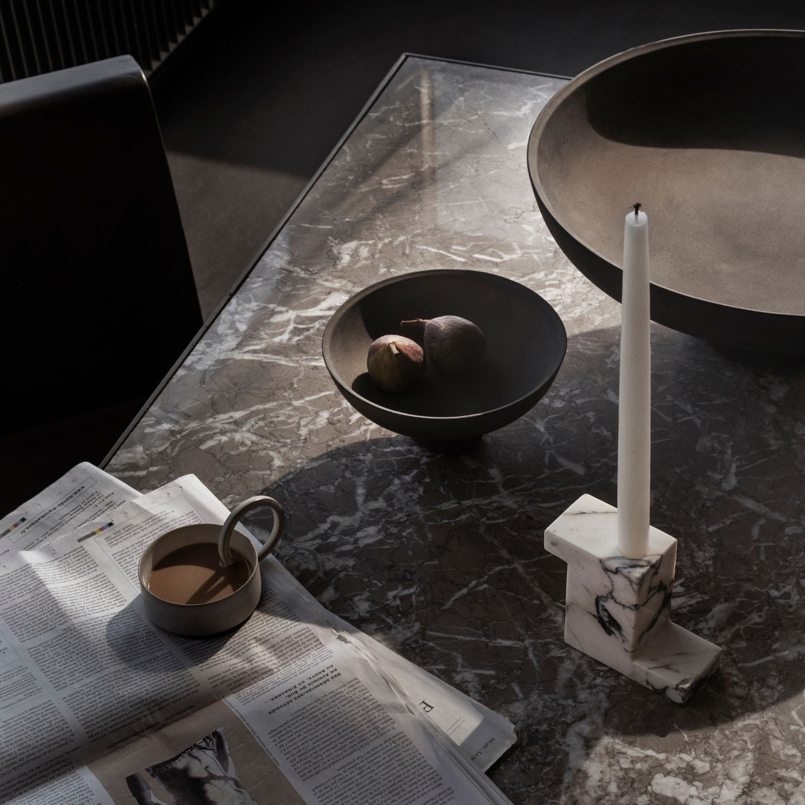 Brick | Calacatta Candle holder