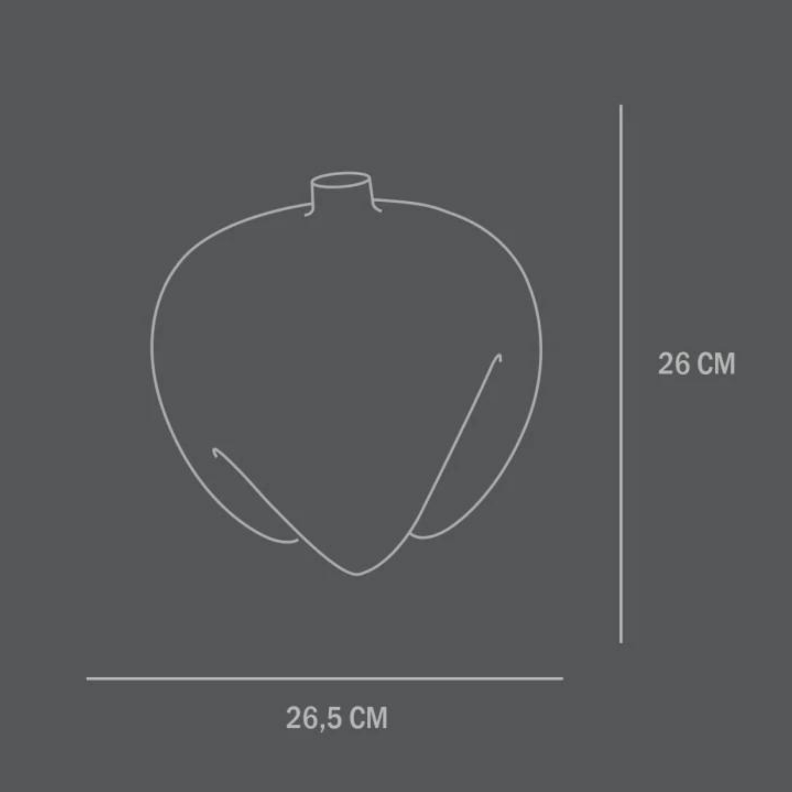 Sumo Vase, Mini - Bone White (Warehouse Sale)