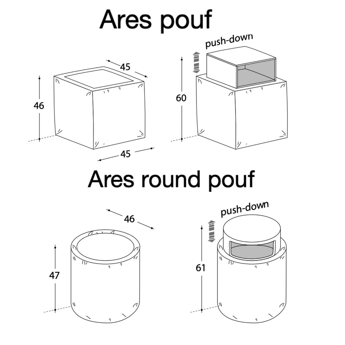 Ares | Pouf